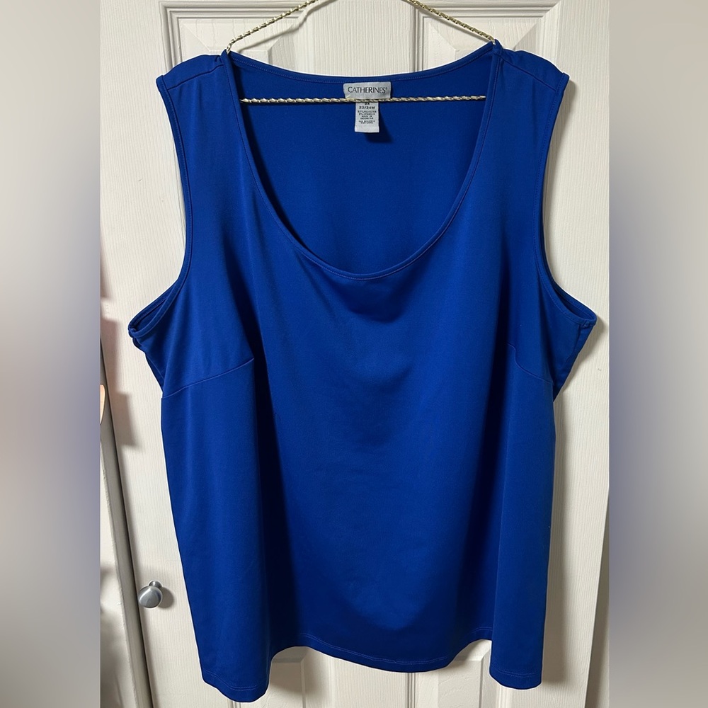 Electric Blue Tank Top from Catherine’s 22/24W